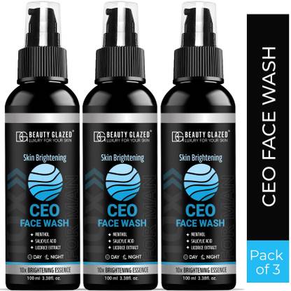 Beauty Glazed Skin Brightening Ceo Gel for Men, Fights Acne & Pimple, Skin Brightening, All Skin Types Face Wash