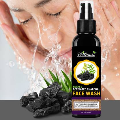 Phillauri Charcoal & Neem Daily Face wash Instant Glow  Face Wash