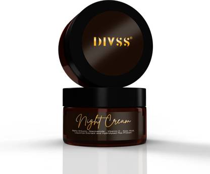 DIVSS Night Cream Vitamin C Night Cream For Men & Women No Harmful Chemical (50 g) Face Wash