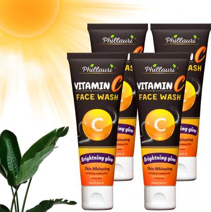 Phillauri Vitamin C Face wash For Cleanses skin gently(pack of 4) Face Wash