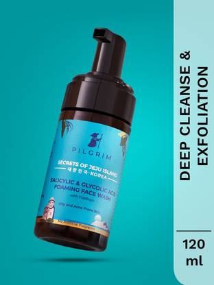 Pilgrim Salicylic (BHA) & Glycolic Acid (AHA)  for Oily & Acne-Prone Skin Face Wash