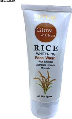 INDIANA HUDA 100 ml Glow & Clean Rice Water Brightening  Face Wash