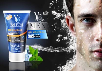 YC WHITENING Men Oil Control Cleasing  Face Wash