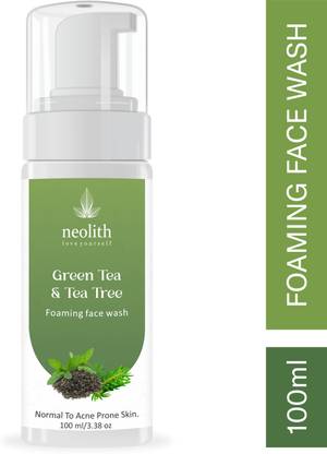NEOLITH Green Tea and Tea Tree Foaming  || Acne control, Skin rejuvenation, Oil control Face Wash