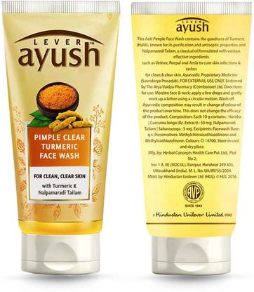 Lever Ayush Ayush Anti Marks Turmeric Face Cream 40 g Pack of 2 Face Wash
