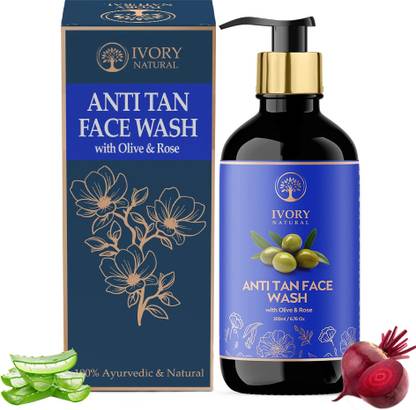 Ivory Natural Anti Tan  (200 ml) - For Clear & Bright Skin Face Wash