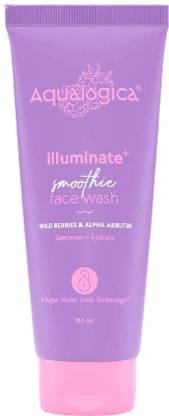 Aqualogica Illuminate+ Smoothie  with Wild Berries and Alpha Arbutin Face Wash