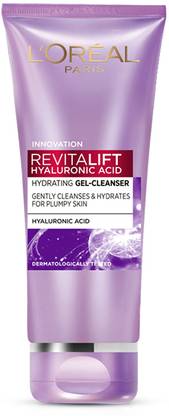 L'Oréal Paris Revitalift Hyaluronic Acid Gel  For Hydrated, Youthful and Plump Skin Face Wash