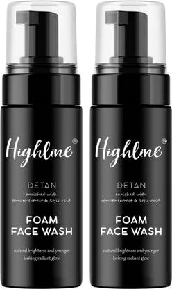 Highline Detan Foam  100 ml X 2 Face Wash