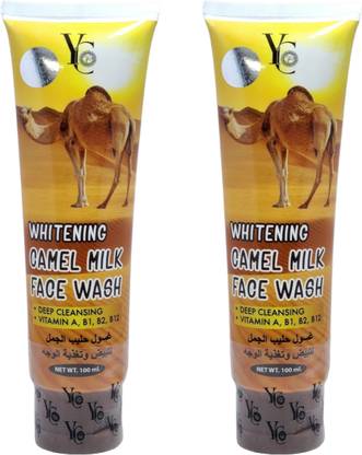 YC WHITENING Camel Milk  100ml (Pack of 2) Face Wash