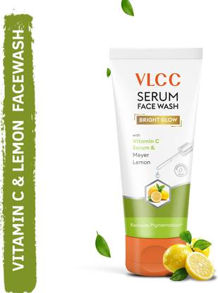 VLCC Serum Facewash with Vitamin C Serum & Meyer Lemon to Reduce Pigmentation & Glow Face Wash
