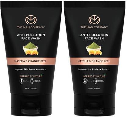 THE MAN COMPANY Anti-Pollution Cleanser for Oily Skin | Reduces Pimples, Blackheads & Dark Spots | Men's Face Wash