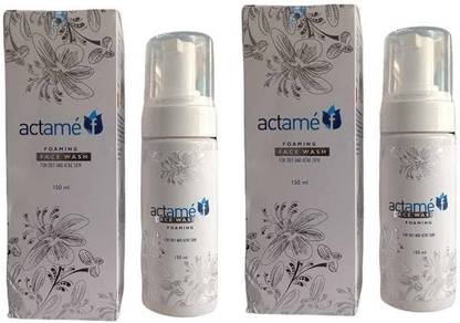 RAASO Actame F Foaming Face wash | For Oily & Acne Skin | Net Weight - 150 ml | (Pack of 2) Face Wash