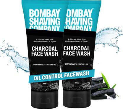 BOMBAY SHAVING COMPANY Pollution and Oil Control with Bamboo Charcoal | Gives Glowing Skin for Men Face Wash
