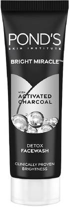 POND's Bright Miracle Detox Facewash with 10X Power of Charcoal Face Wash