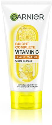 GARNIER Bright Complete Vitamin C  | Cleanser for Brighter and Glowing Skin Face Wash