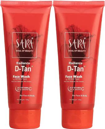 SARA SOUL OF BEAUTY Radiance D-Tan Face Wash