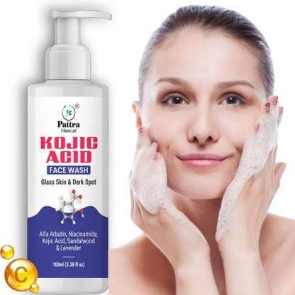 Pattra Kojic Acid Facewash For Glowing Skin & Whitening Brightening Anti Aging Face Wash