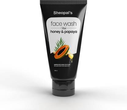 Sheopals Honey And Papaya | Face wash For Dry Face| Hydrate Dry Skin| Skin Nourishment| Reduce Tanning And Pigmentation| Removes Dry Skin Cells| Suitable For Men and Women Face Wash