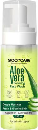 GOODCARE Aloe Vera Foaming  | Ayurvedic Cleanser with Aloe Vera & Cucumber Face Wash