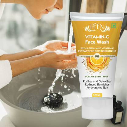 IBFEN Vitamin C  ! Heals Dead Cells Skin Purify & Oil Control! Men & Women Face Wash