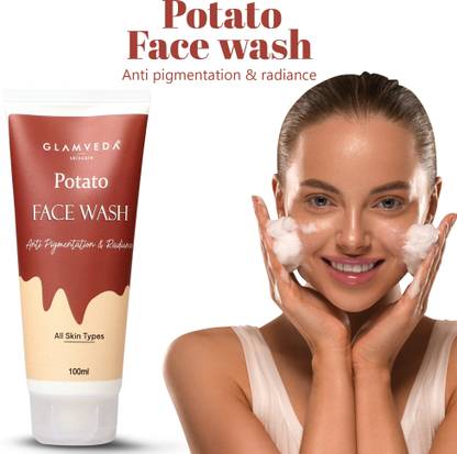 GLAMVEDA Potato Anti Pigmentation SLS & Paraben Free Face Wash