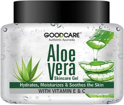 GOODCARE Aloevera Gel- 300gm | For Face & Hair | Multipurpose Gel | Hydrating, Moisturizing, Soothing Skin Face Wash
