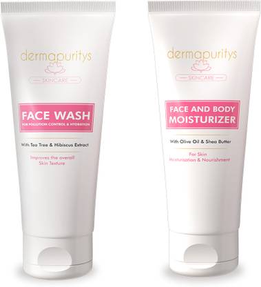 Dermapuritys Derma Puritys Face wash -100ml + Face & Body Moisturizer - 100ml