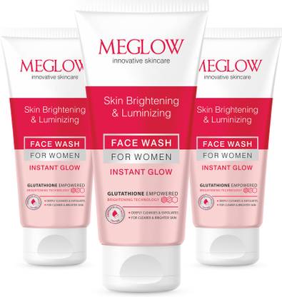 meglow Skin Brightening  with Glutathione | Glow Boost & Spot Reduction Face Wash