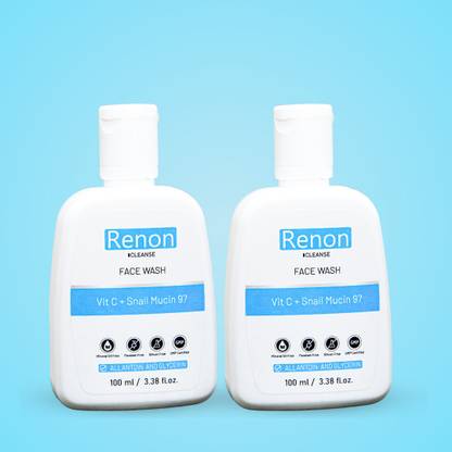 Renon Snail Mucin Facewash| Sulphate and Paraben Free| All Skin Type Face Wash