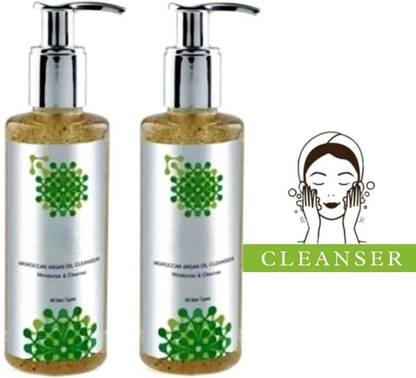 Tuch-Much Moroccan Argan Oil Cleanser | Pack of 2 Cleanser | Face Wash