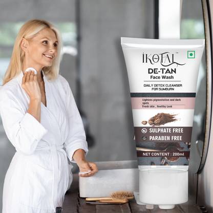 IKOTAL De Tan  For Deep Clense Skin Tone/ Restores Natural Glow / Men Women Face Wash
