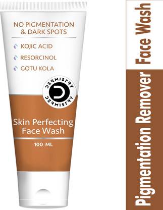 DERMISTRY Kojic Acid Pigmentation Dark Spots Tan Removal Skin Lightening Glowing Fairness Face Wash