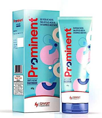 Prominent ANTI ACNE FACE WASH PACK OF 3 (60 ML) 180ML Face Wash