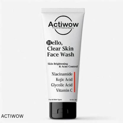 ACTIWOW Hello Gentle  for Teens with Pure Botanicals Face Wash
