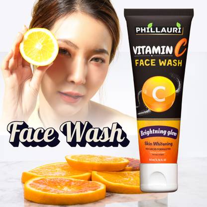Phillauri  With Vitaminc, Orange, Shikakai And Vitamin B5 For Natural Skin |  Face Wash