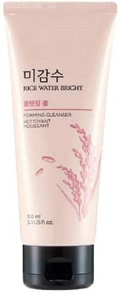 The Face Shop Rice Water Bright Foaming Cleanser, for glowing skin & even skin tone Face Wash