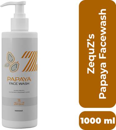zequz PAPAYA FACEWASH BOTTLES Face Wash