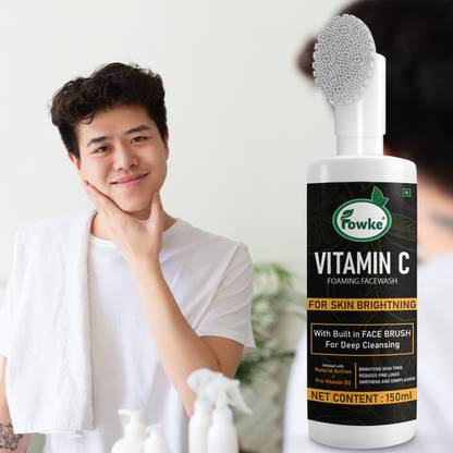 Fowke Vitamine C For Men & Women For Acne Prone & Clear Face `` Removes Impurities Face Wash