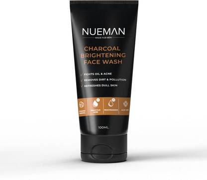 Nueman Charcoal Brightening  Face Wash