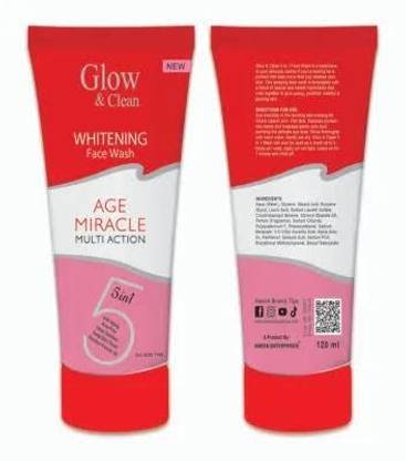 SJ Goree Glow & Clean Age Miracle Whitening  Face Wash