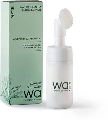 wa Green Tea Foaming  For Normal, Oily & Acne-Prone Skin Face Wash