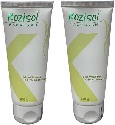 RAASO Kozzisol (Pack of 2, 100g Each) | Suitable for All Skin Types Face Wash