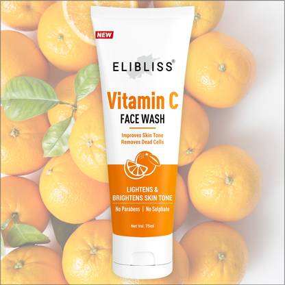 ELIBLISS Radiant Glow Vitamin C Gel  for Dull Skin Face Wash
