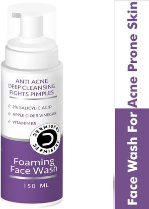 DERMISTRY 2% Salicylic Acid Niacinamide Cleanser  Oily Acne Prone Skin & Pimples Face Wash