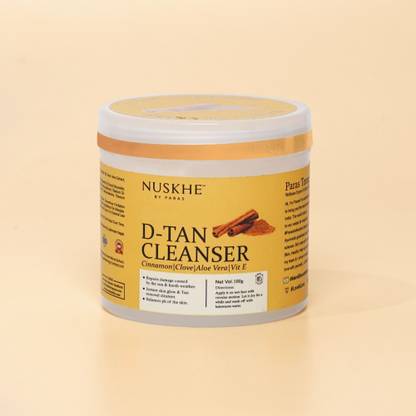 Nuskhe By Paras Ayurvedic D-Tan Cleanser for Men and Women - 100 Grams Face Wash