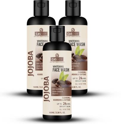 Cassidy JOJOBA FACE WASH For Men & Women For Deep Clense Skin Tone// Restores Natural Glow Face Wash
