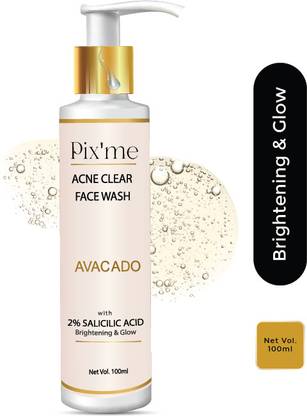 Pix'me 2% Salicylic Acid with Avocado Acne Face Wash