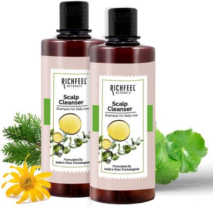 RICHFEEL Scalp Cleanser/Shampoo|Healthy Scalp|Dandruff Control|100 ml(Pack of 2) Face Wash