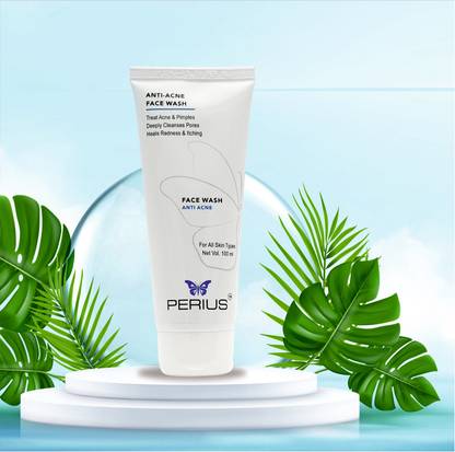 PERIUS InstaBright  with Niacinamide & Herbal Citrus Power Face Wash